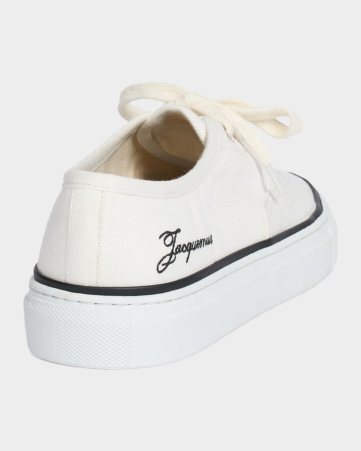 Jacquemus Les Fefe Canvas Low-Top Boat Sneakers | Thumbnail 5