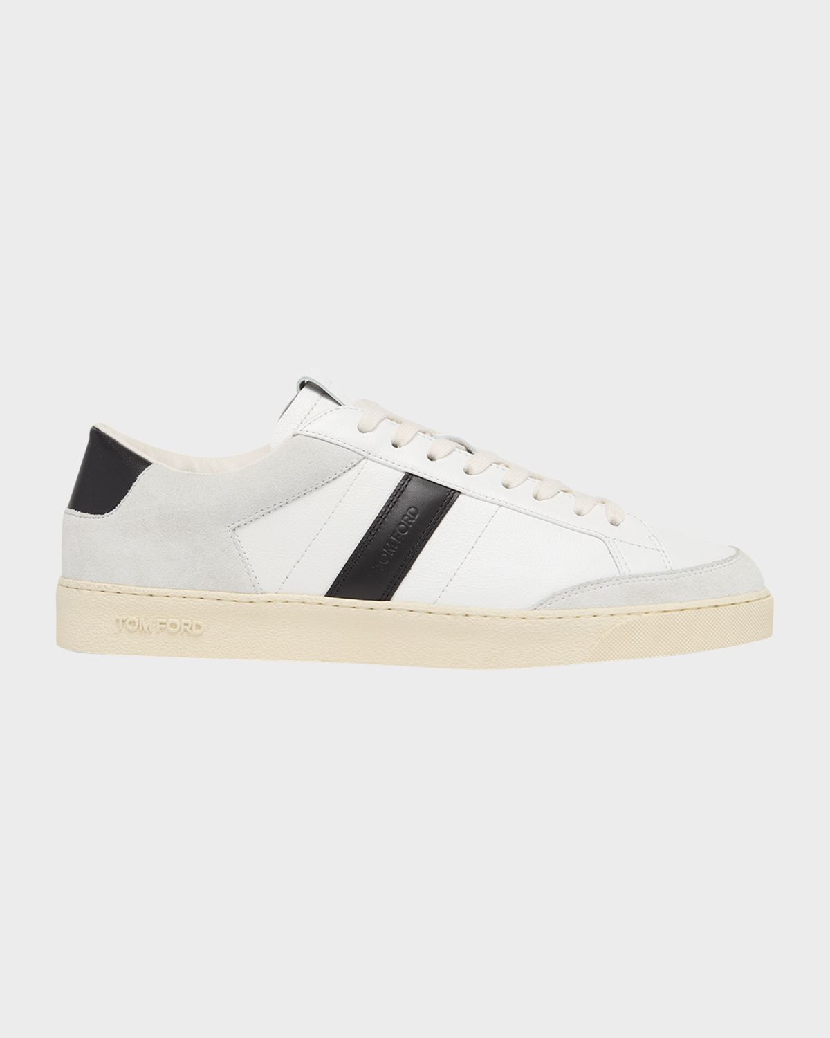 TOM FORD Men 's Blake Leather Low-Top Sneakers | Thumbnail 7 TOM FORD Men 's Blake Leather Low-Top Sneakers | Thumbnail 7