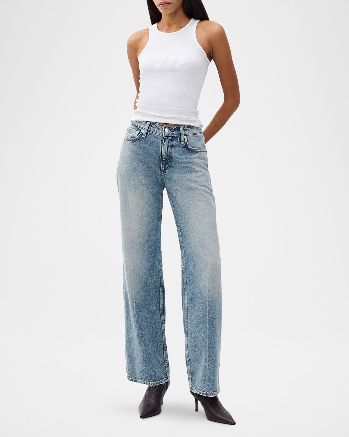 Rag & Bone Saige Low-Rise Relaxed Jeans