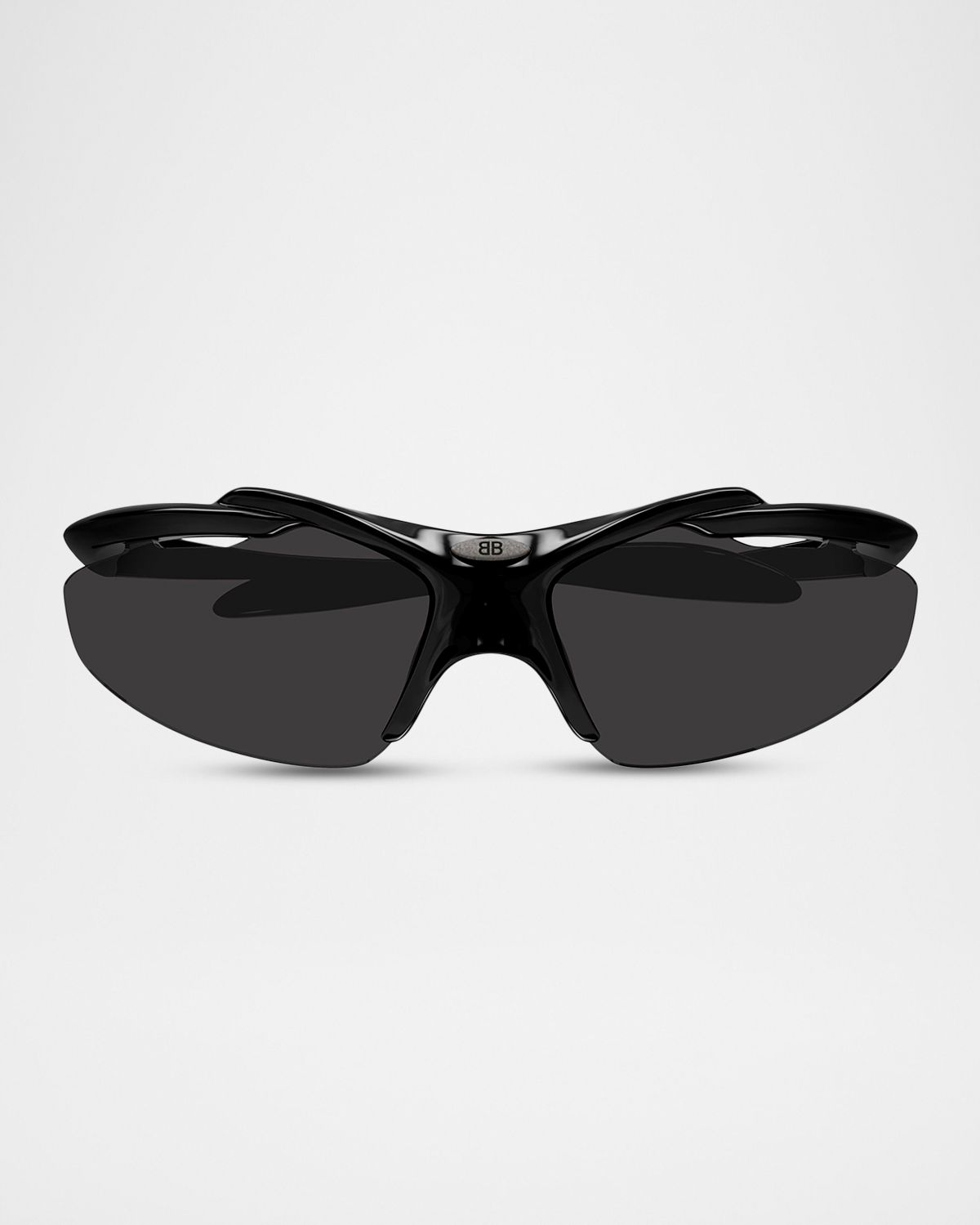 Balenciaga Men 's Turbo Plastic D-Frame Sunglasses