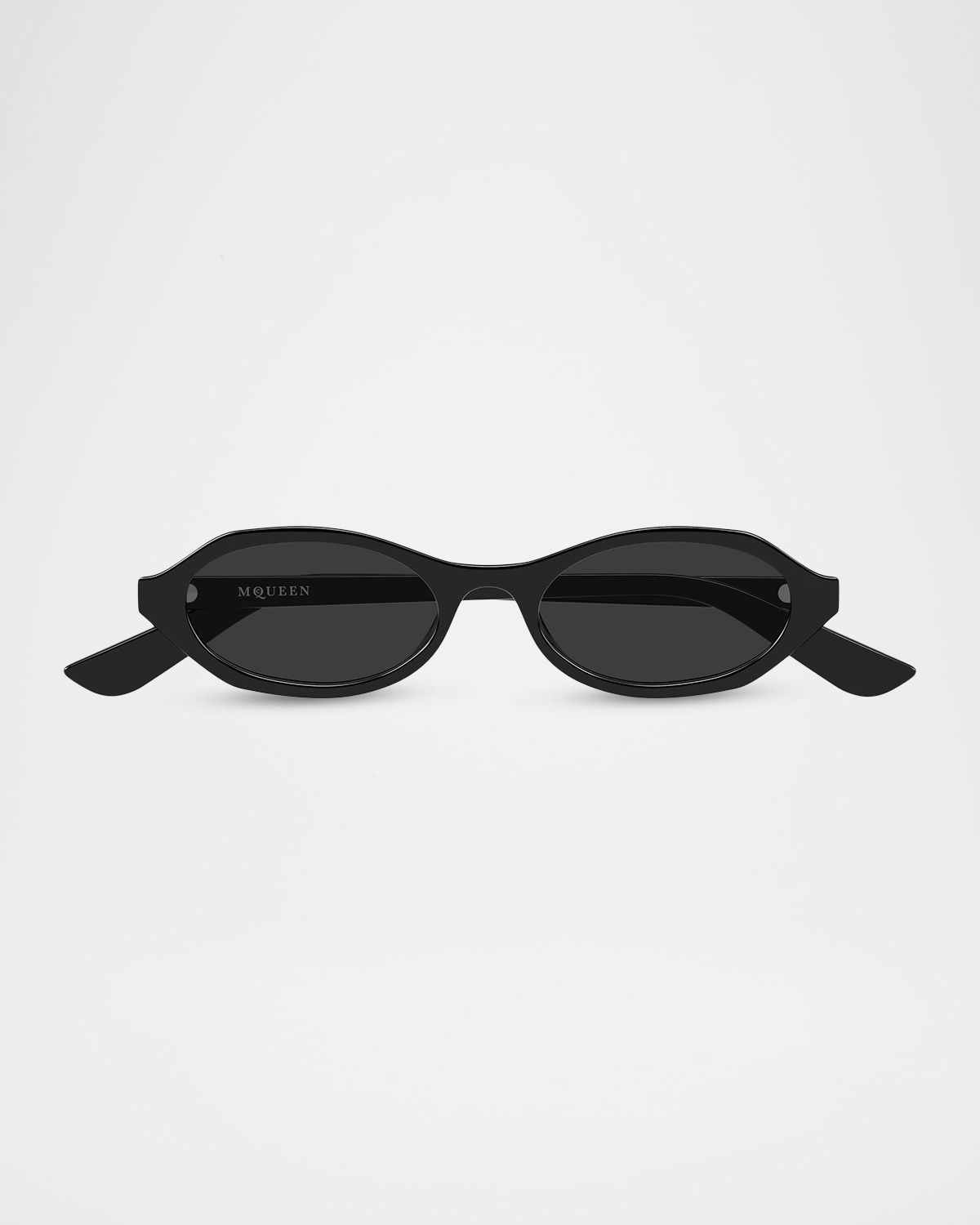 McQueen 51mm Acetate Oval Sunglasses