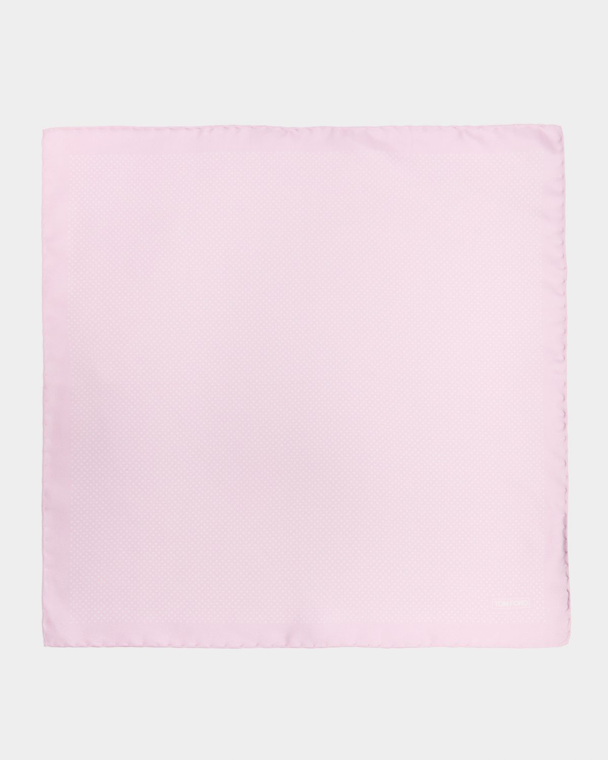 TOM FORD Men 's Micro Polka Dot Silk Pocket Square | Thumbnail 3