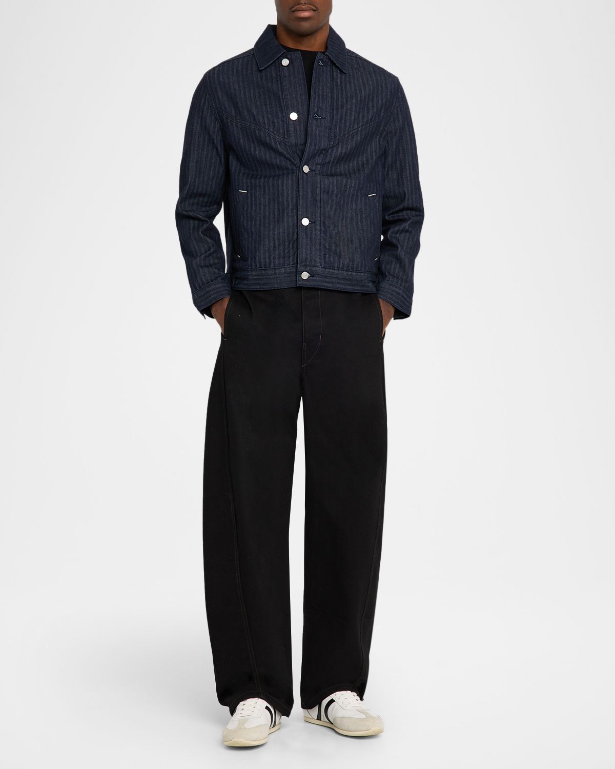 Scotch & Soda Men 's Western Denim Trucker Jacket