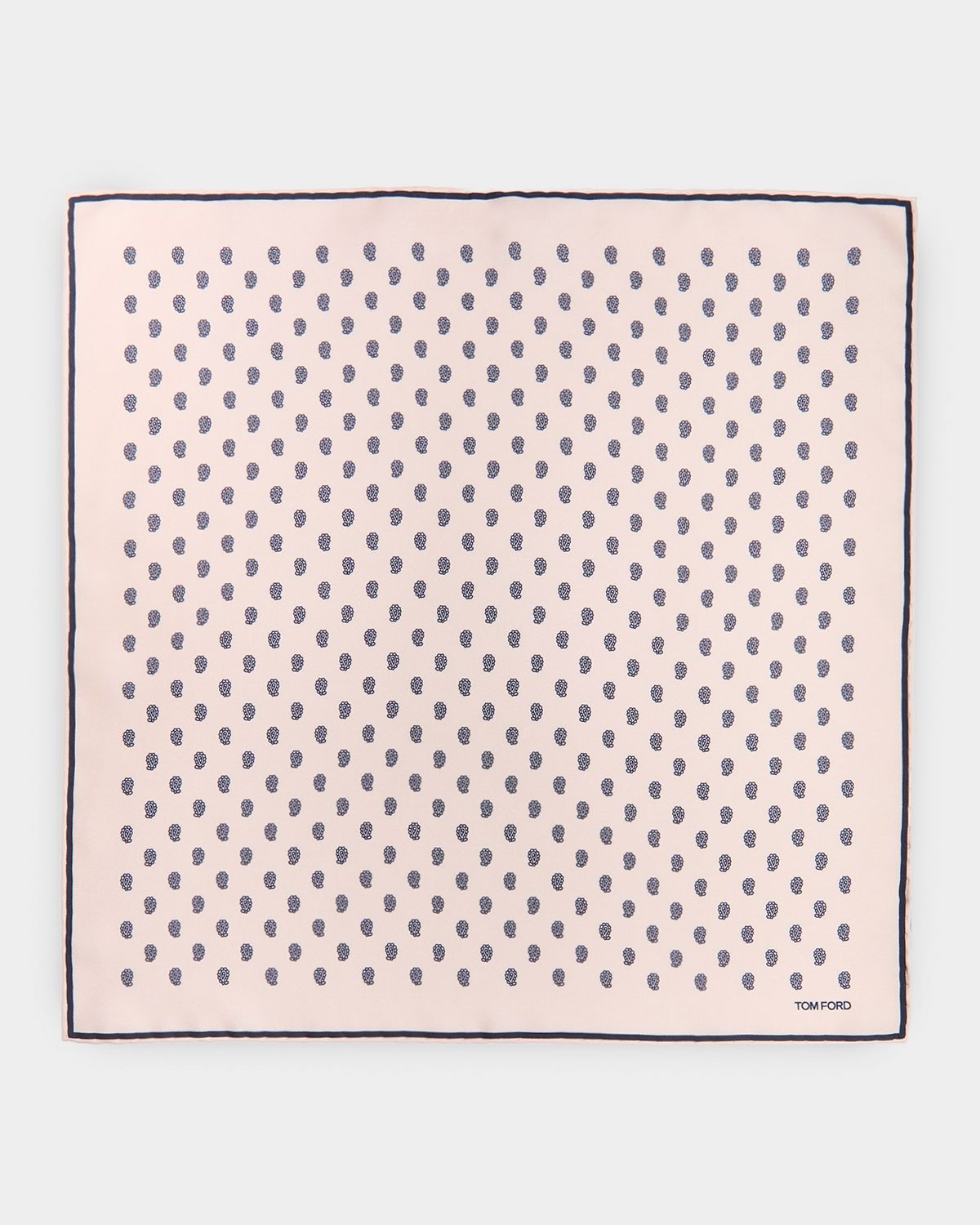 TOM FORD Men 's Micro Paisley-Print Silk Pocket Square | Thumbnail 3 TOM FORD Men 's Micro Paisley-Print Silk Pocket Square | Thumbnail 3