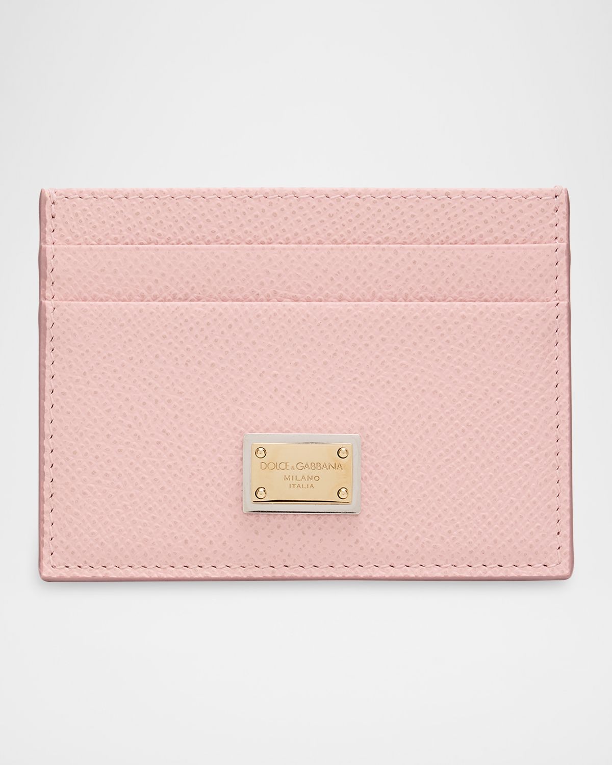 Dolce & Gabbana Grain Leather Card Holder