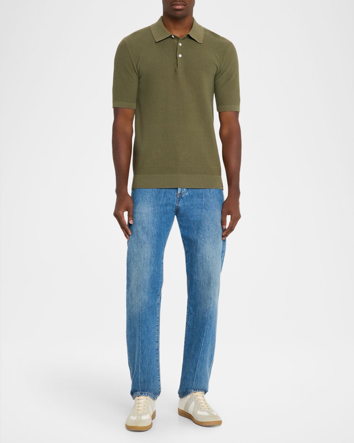Scotch & Soda Men 's Structure-Knit Polo Shirt | Thumbnail 5 Scotch & Soda Men 's Structure-Knit Polo Shirt | Thumbnail 5