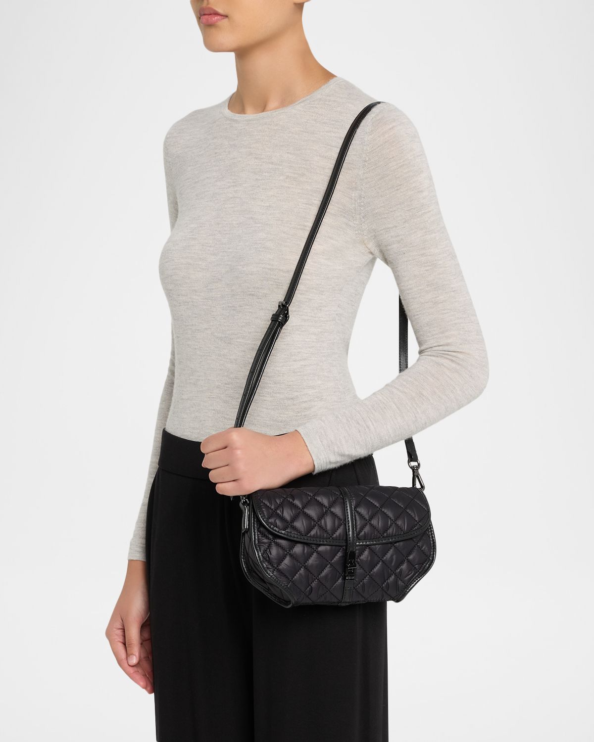 MZ WALLACE Small Astor Quilted Convertible Clutch | Thumbnail 6