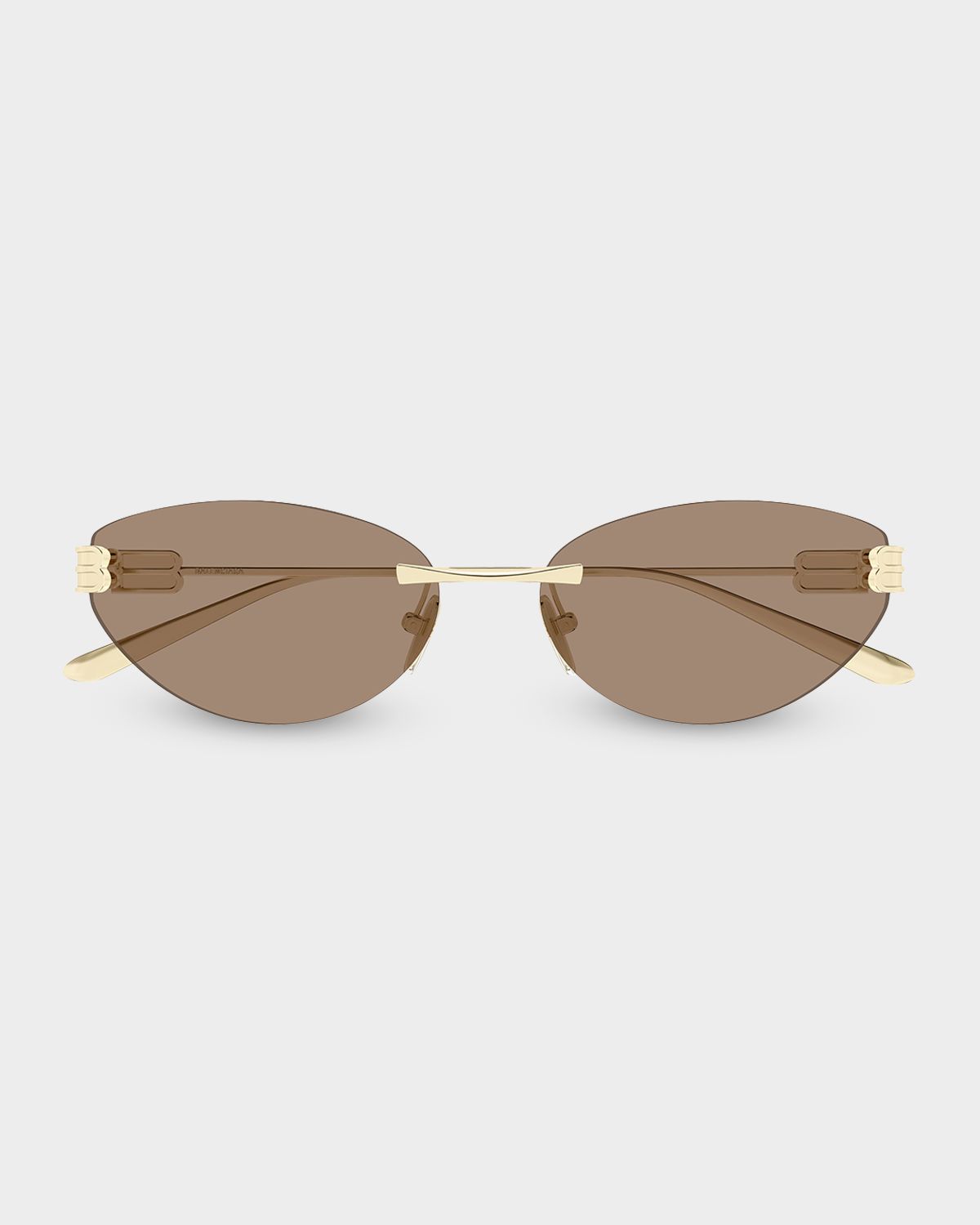 Balenciaga 61mm Metal Cat-Eye Sunglasses