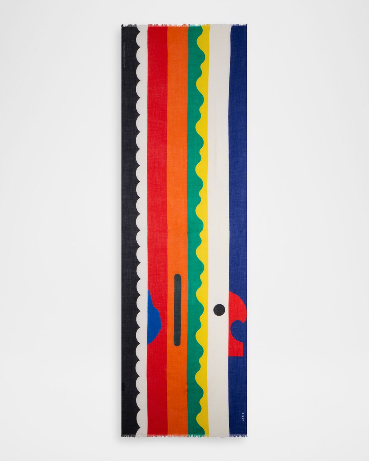Akris Paravent-Print Cashmere Scarf