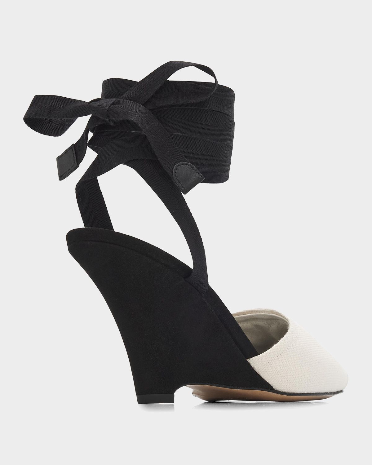 Jacquemus The High Espadrilles Colorblocked Wedge Mules