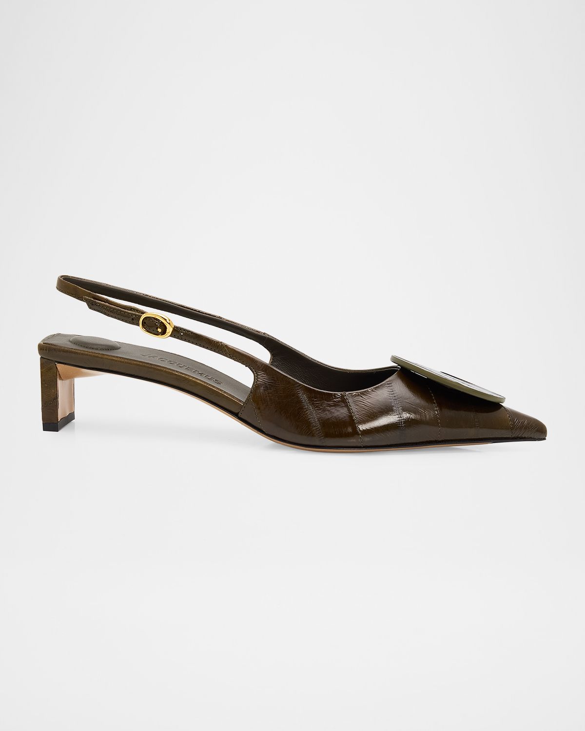 Jacquemus Les Slingbacks Eel Leather Pumps