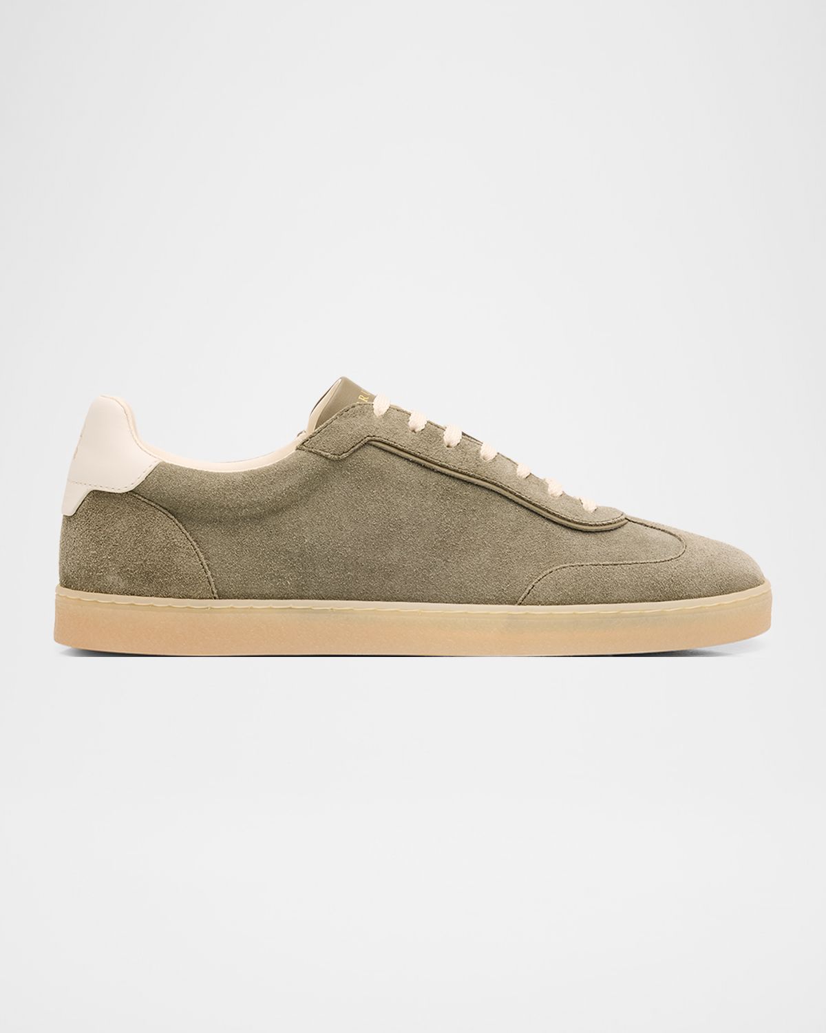 Brunello Cucinelli Men 's Suede T-Toe Low-Top Sneakers | Thumbnail 5