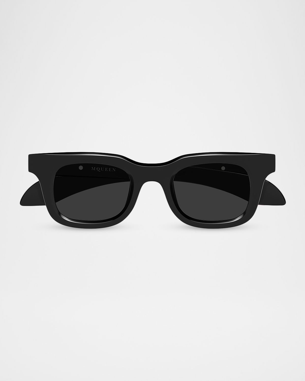 McQueen Men 's 46mm Skull Square Acetate Sunglasses
