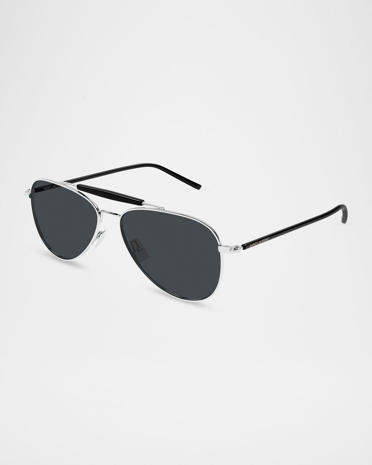 Saint Laurent Men 's SL 864-002 Metal Aviator Sunglasses