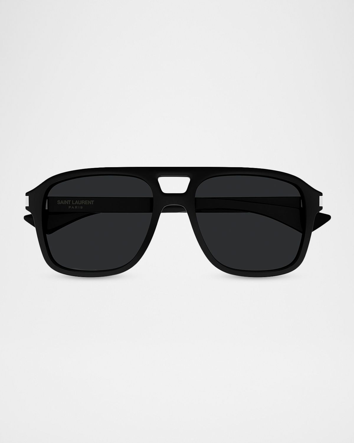 Saint Laurent Men 's SL 881-001 Acetate Rectangle Sunglasses | Thumbnail 3