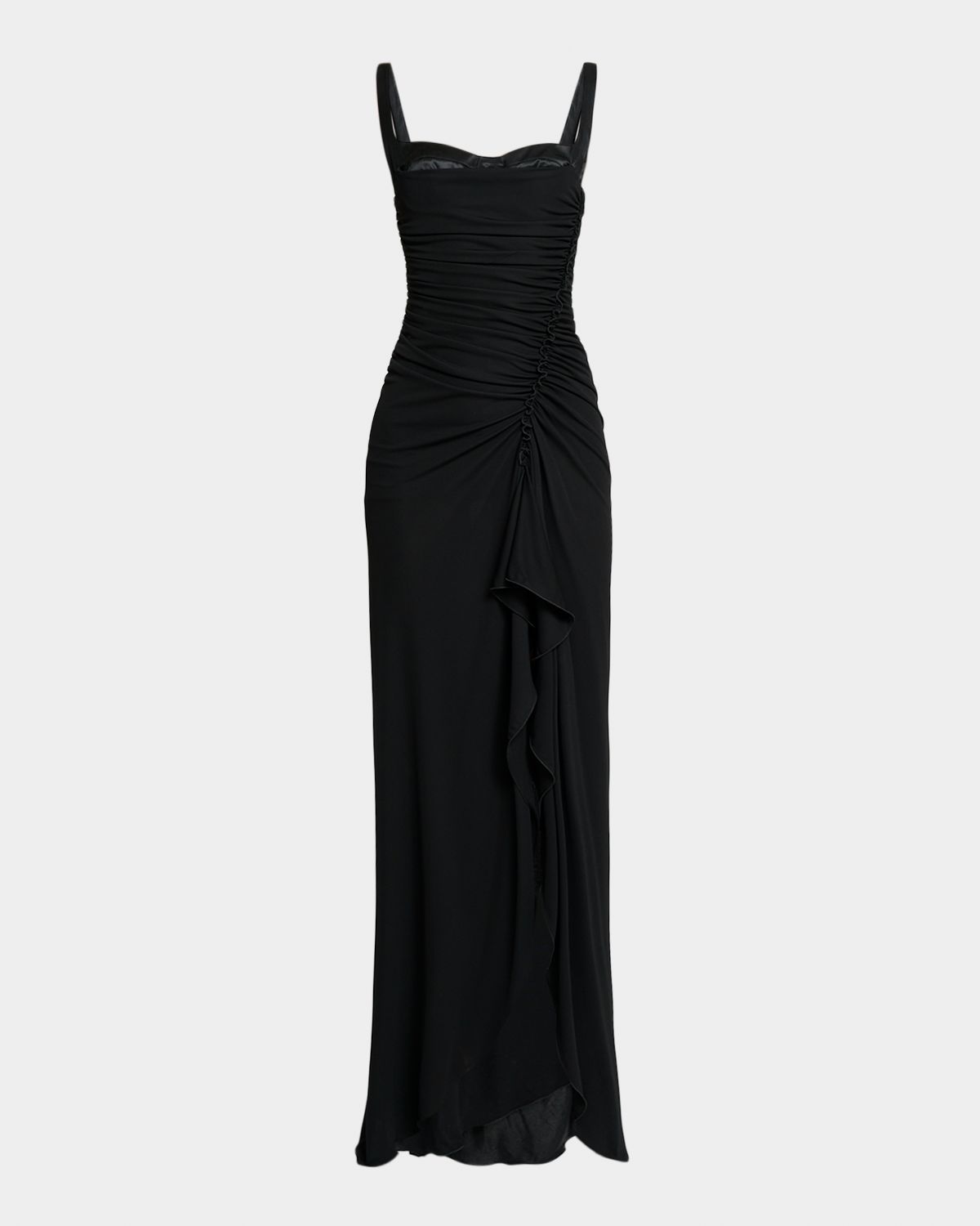 Elie Saab Peekaboo Bustier Ruched Jersey Maxi Dress | Thumbnail 6 Elie Saab Peekaboo Bustier Ruched Jersey Maxi Dress | Thumbnail 6