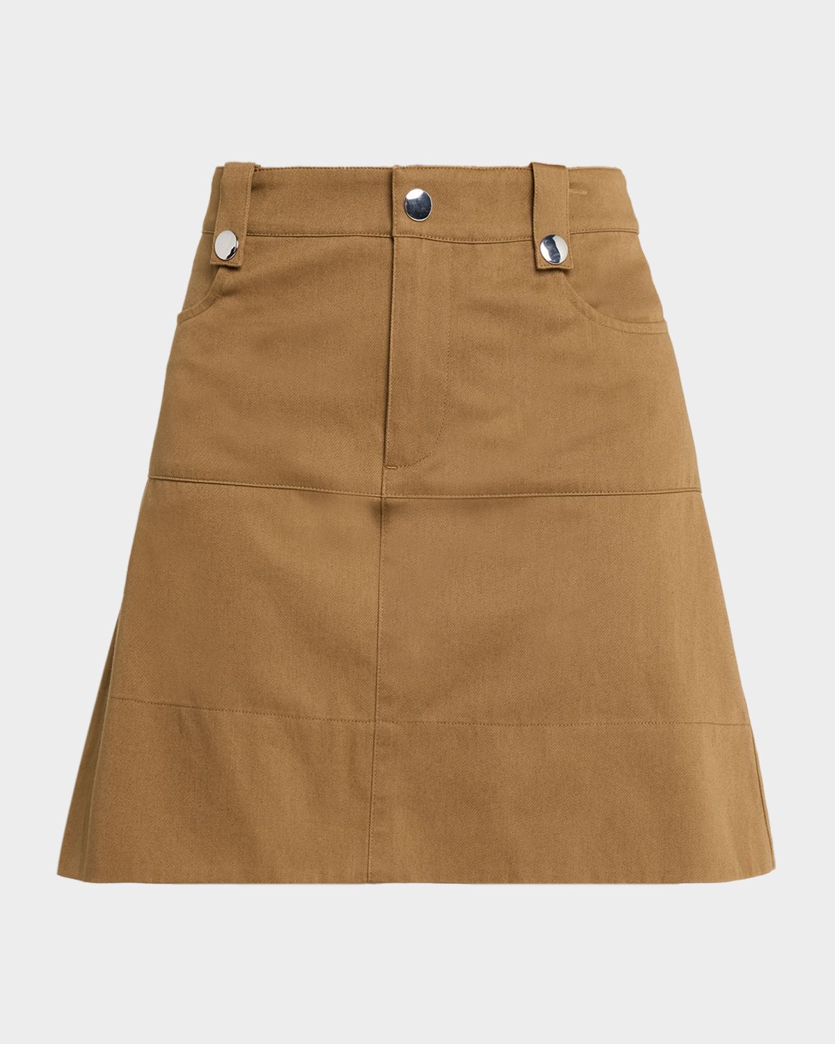 Tanya Taylor Hudie Twill Mini Skirt