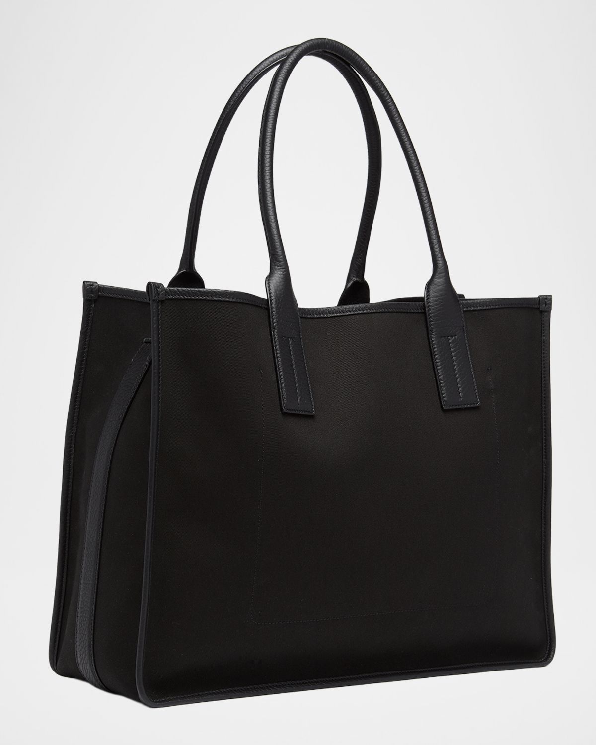TOM FORD Men 's Canvas and Leather East-West Tote Bag | Thumbnail 3 TOM FORD Men 's Canvas and Leather East-West Tote Bag | Thumbnail 3