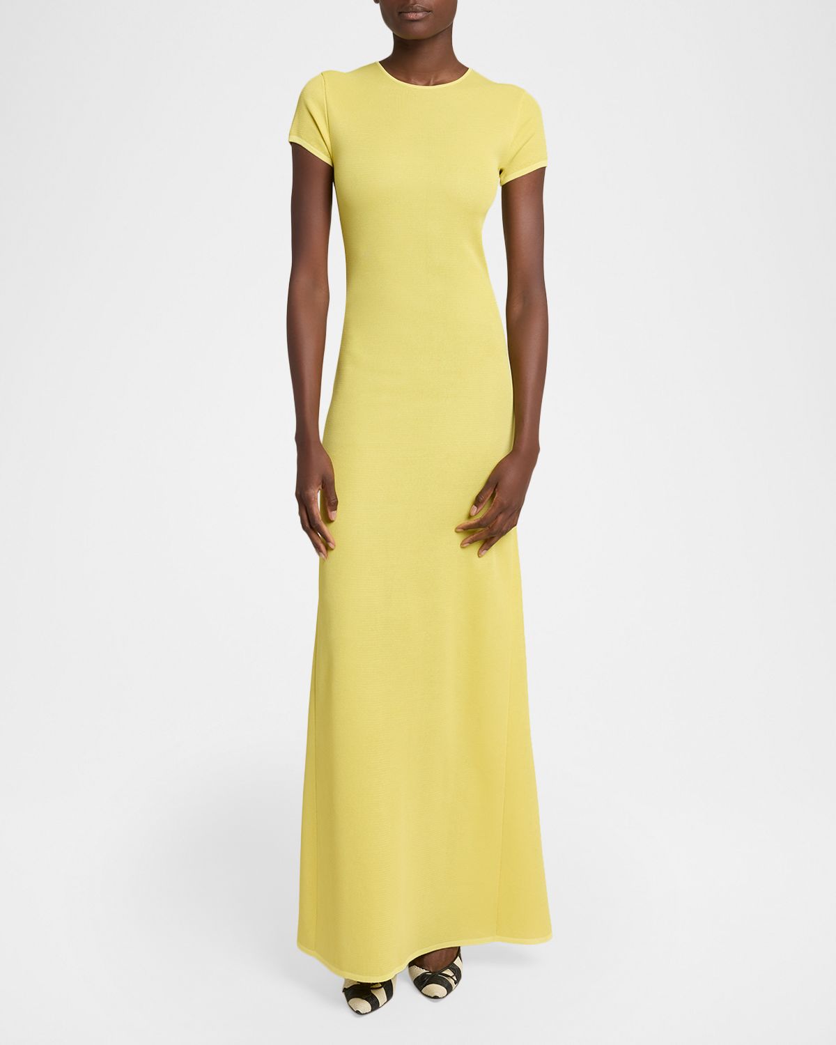 Jacquemus Solid Knitted Maxi Dress