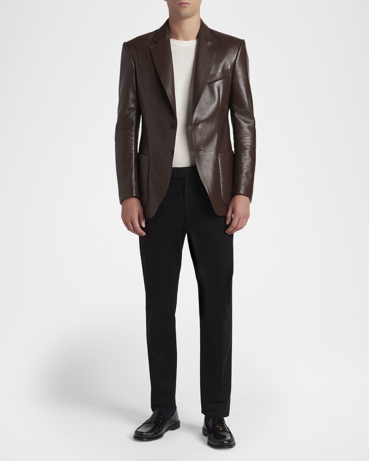TOM FORD Men 's Nappa Leather Blazer