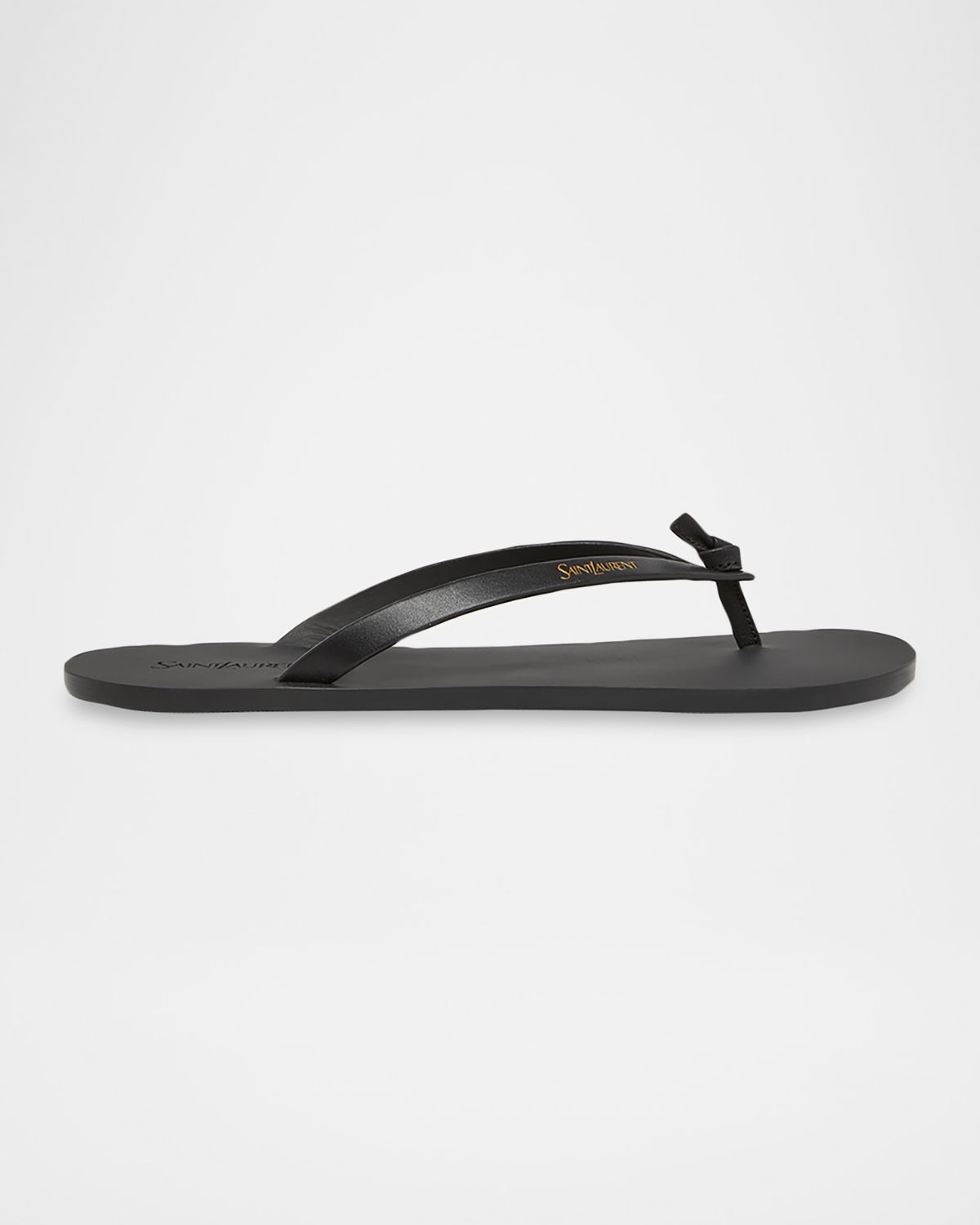 Saint Laurent Men 's Leather Thong Sandals | Thumbnail 7 Saint Laurent Men 's Leather Thong Sandals | Thumbnail 7