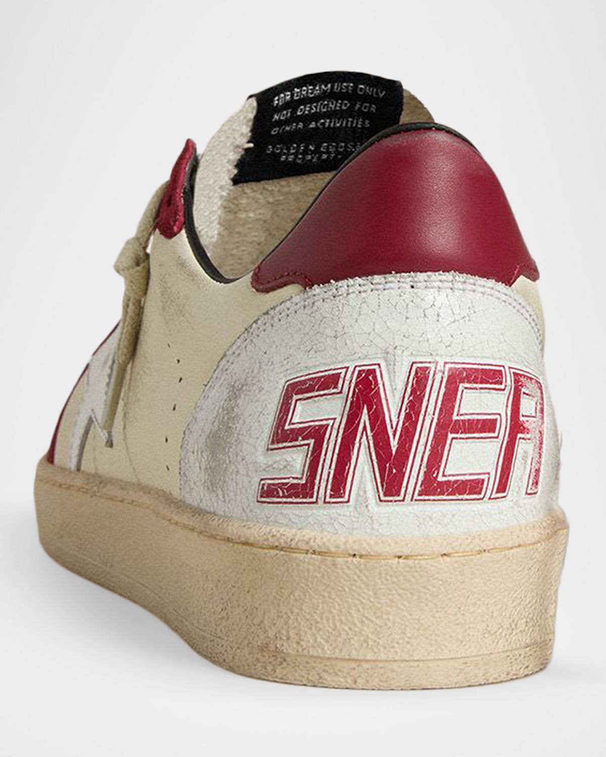 Golden Goose Men 's Ball Star Nappa Leather Low-Top Sneakers | Thumbnail 4 Golden Goose Men 's Ball Star Nappa Leather Low-Top Sneakers | Thumbnail 4