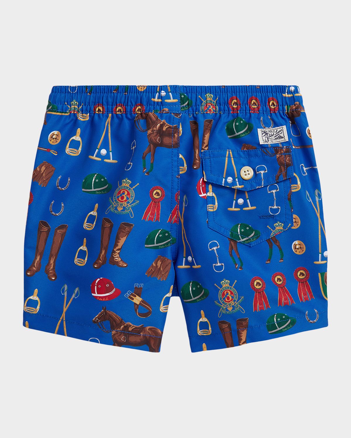 Polo Ralph Lauren Boy 's Traveler Big Pony Swim Trunks
