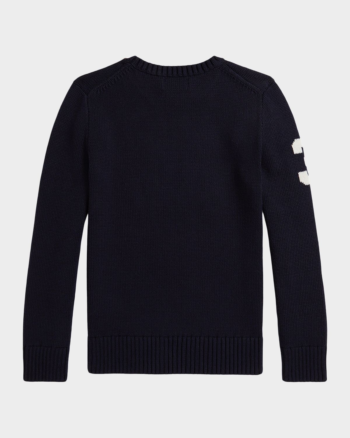 Polo Ralph Lauren Boy 's Polo Bear intarsia Crewneck Sweater, Size S-XL