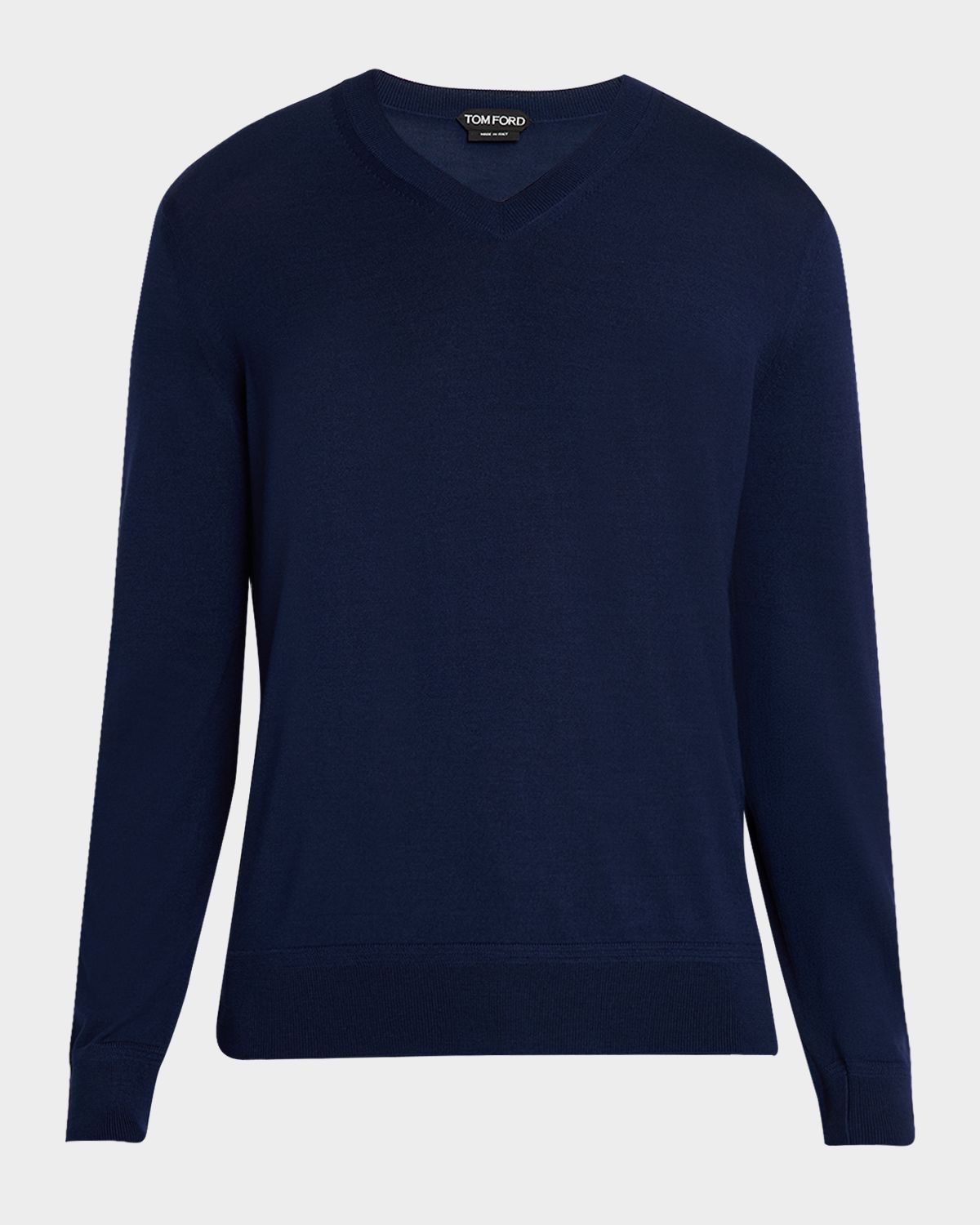 TOM FORD Men 's V-Neck Wool-Silk Sweater