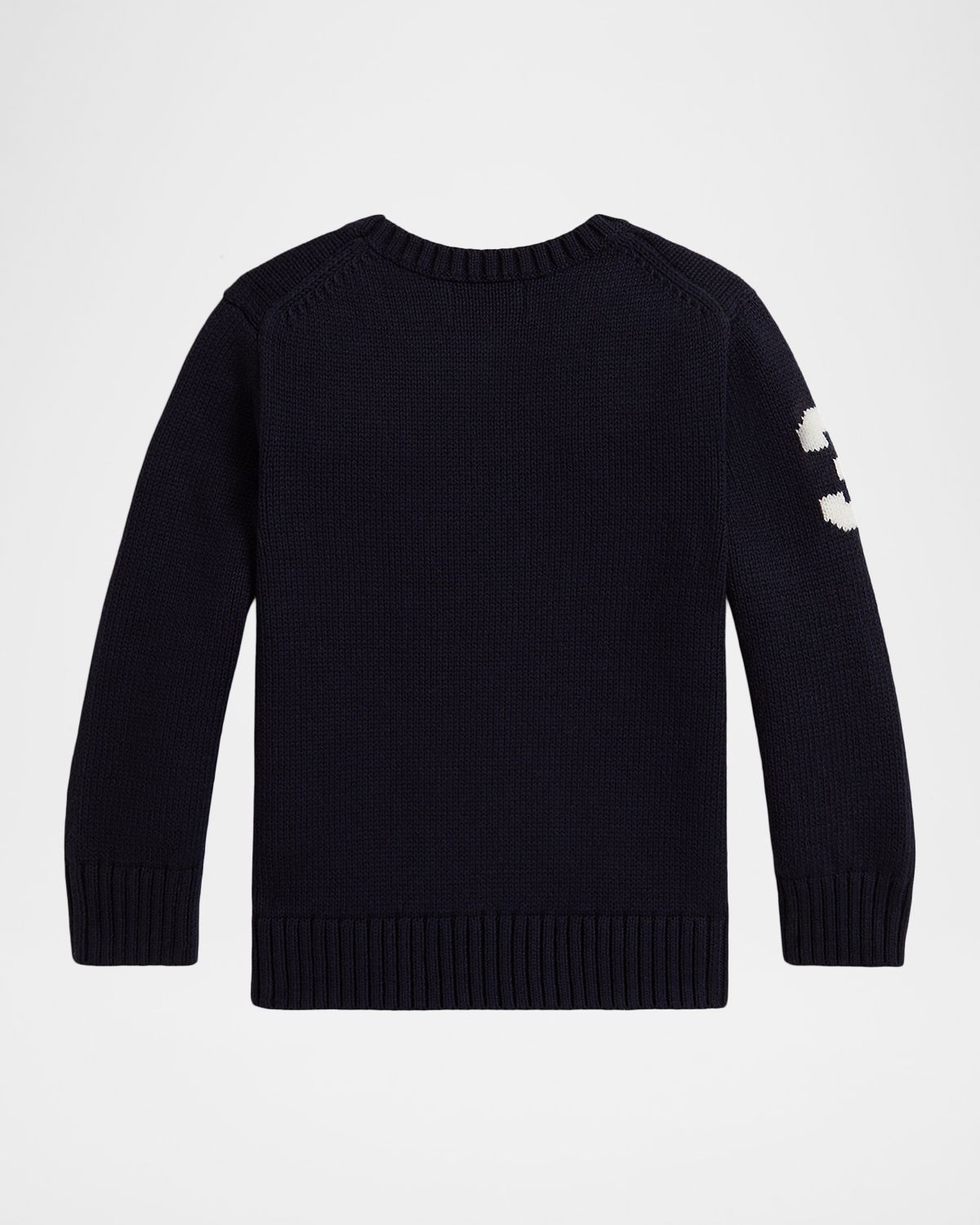 Polo Ralph Lauren Boy 's Polo Bear Intarsia Crewneck Sweater