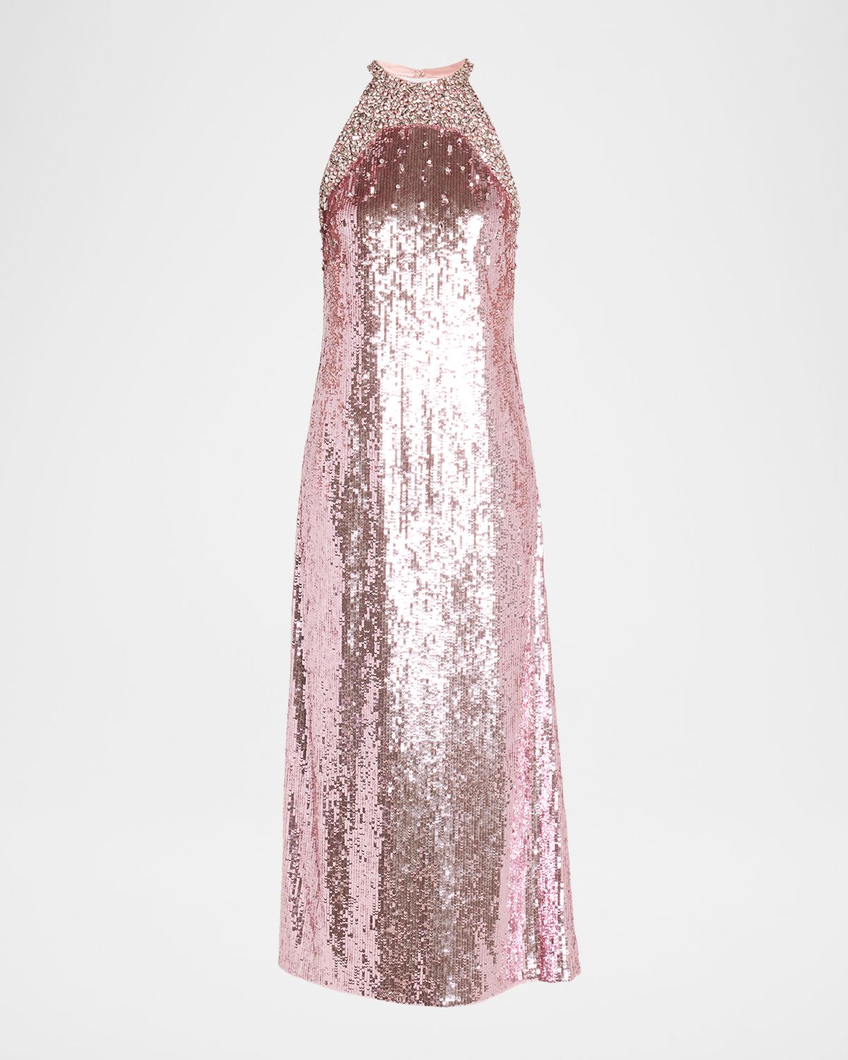 Ungaro Elwood Crystal-Embellished Sequin Gown