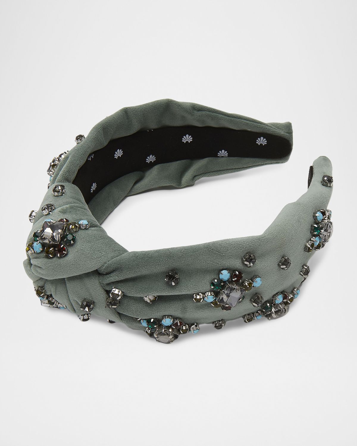 Lele Sadoughi Knotted Twinkle Crystal Headband