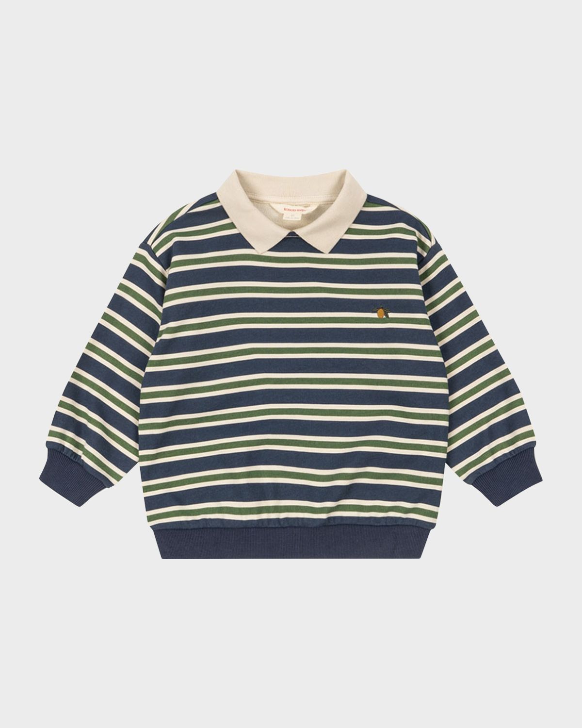 Konges Slojd Boy 's Spotty Long-Sleeve Cotton Polo Shirt, 12M-10 | Thumbnail 4