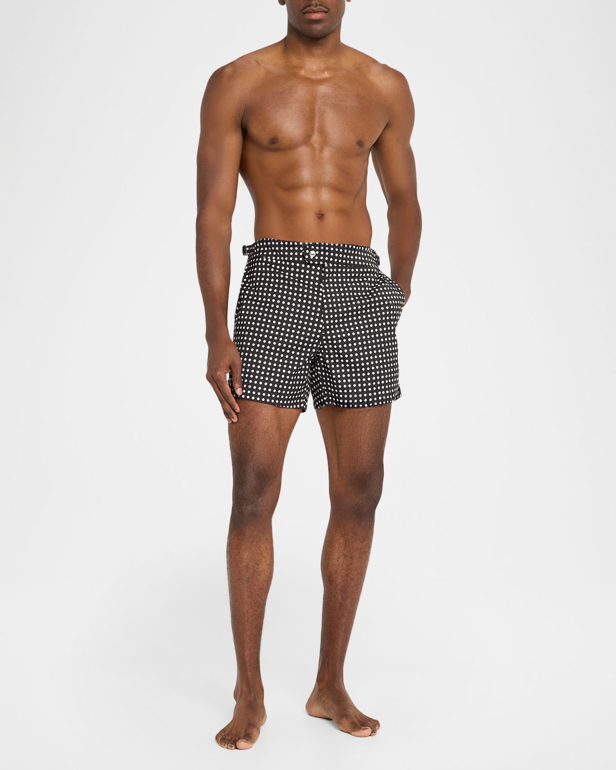 TOM FORD Polkadot Mid-Rise Shorts