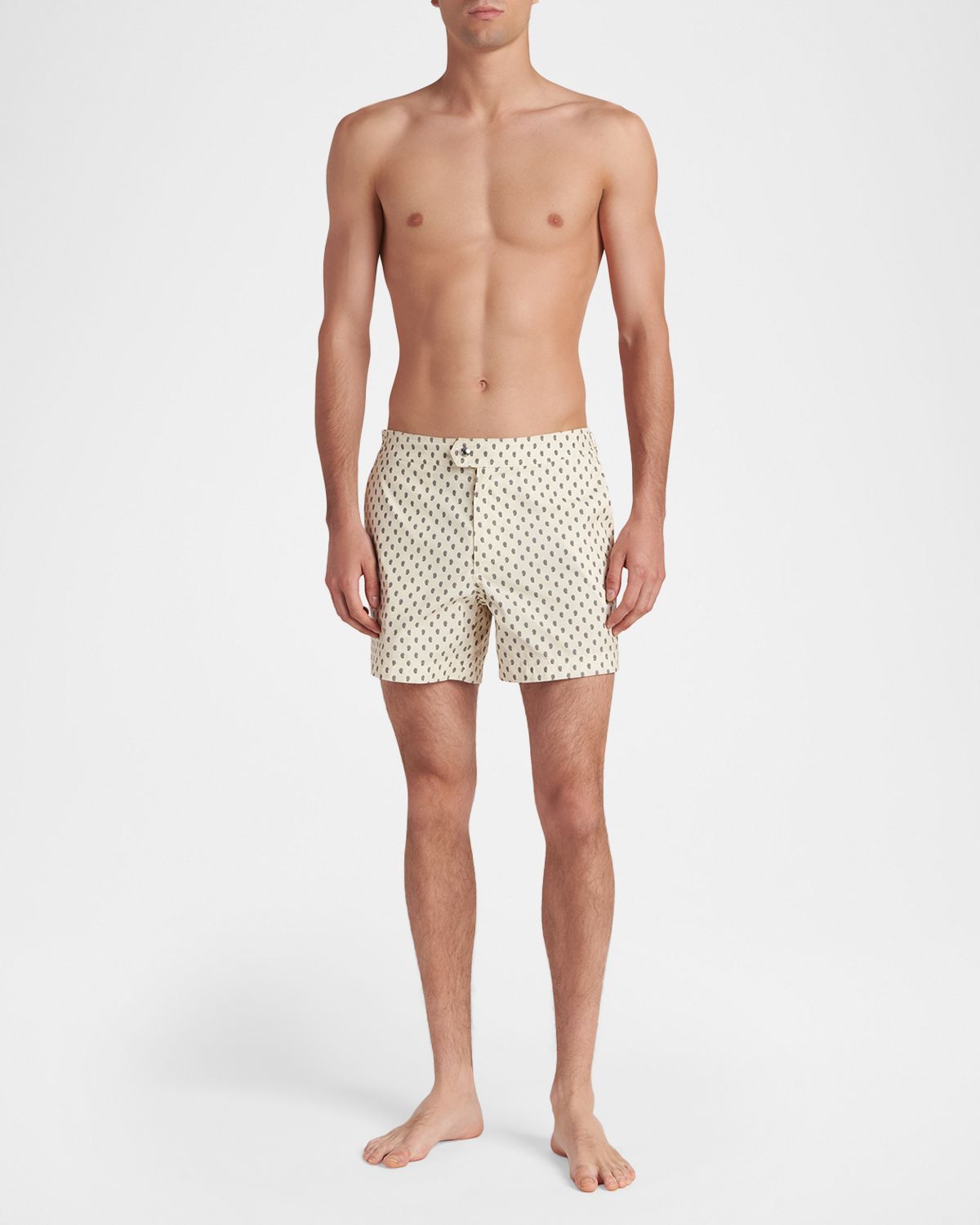 TOM FORD Men 's Paisley-Print Swim Shorts