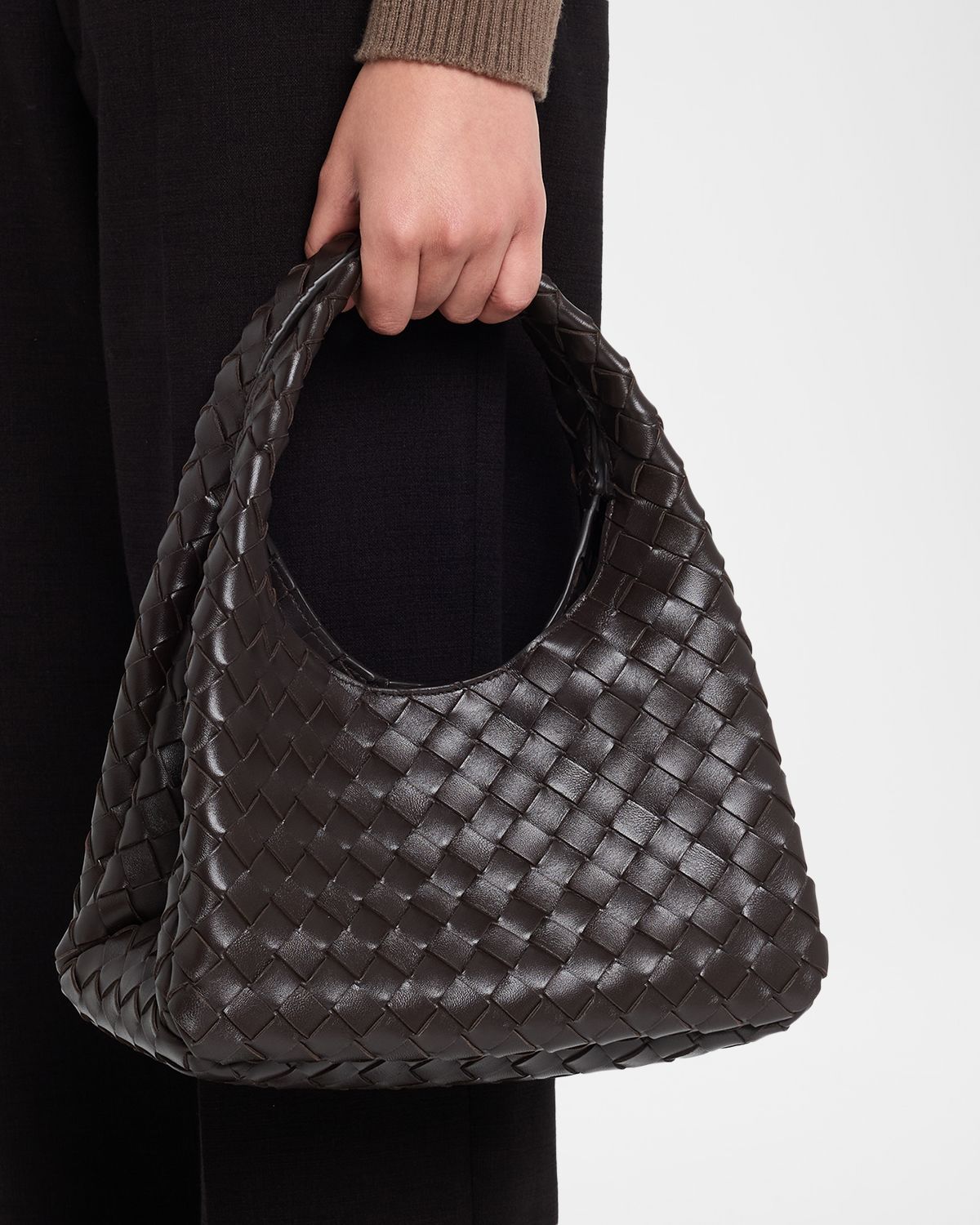 Bottega Veneta Campana Small Leather Shoulder Bag