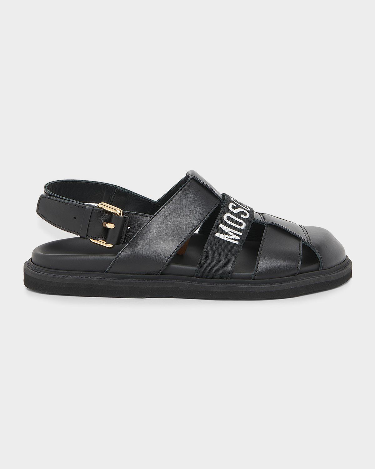 Moschino Men 's M Leather Sandals