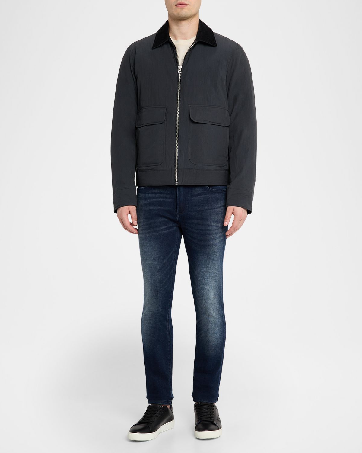 Rag & Bone Men 's Derrick Corduroy Collar Down-Filled Jacket