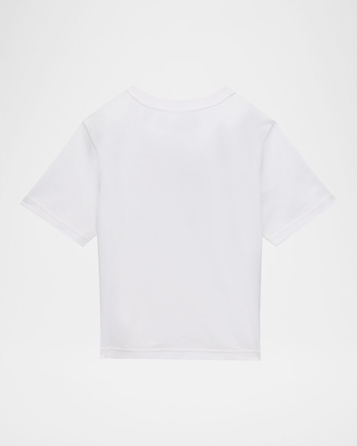 Burberry Boy 's Embroidered EKD Check Cotton T-Shirt, Size 4-14