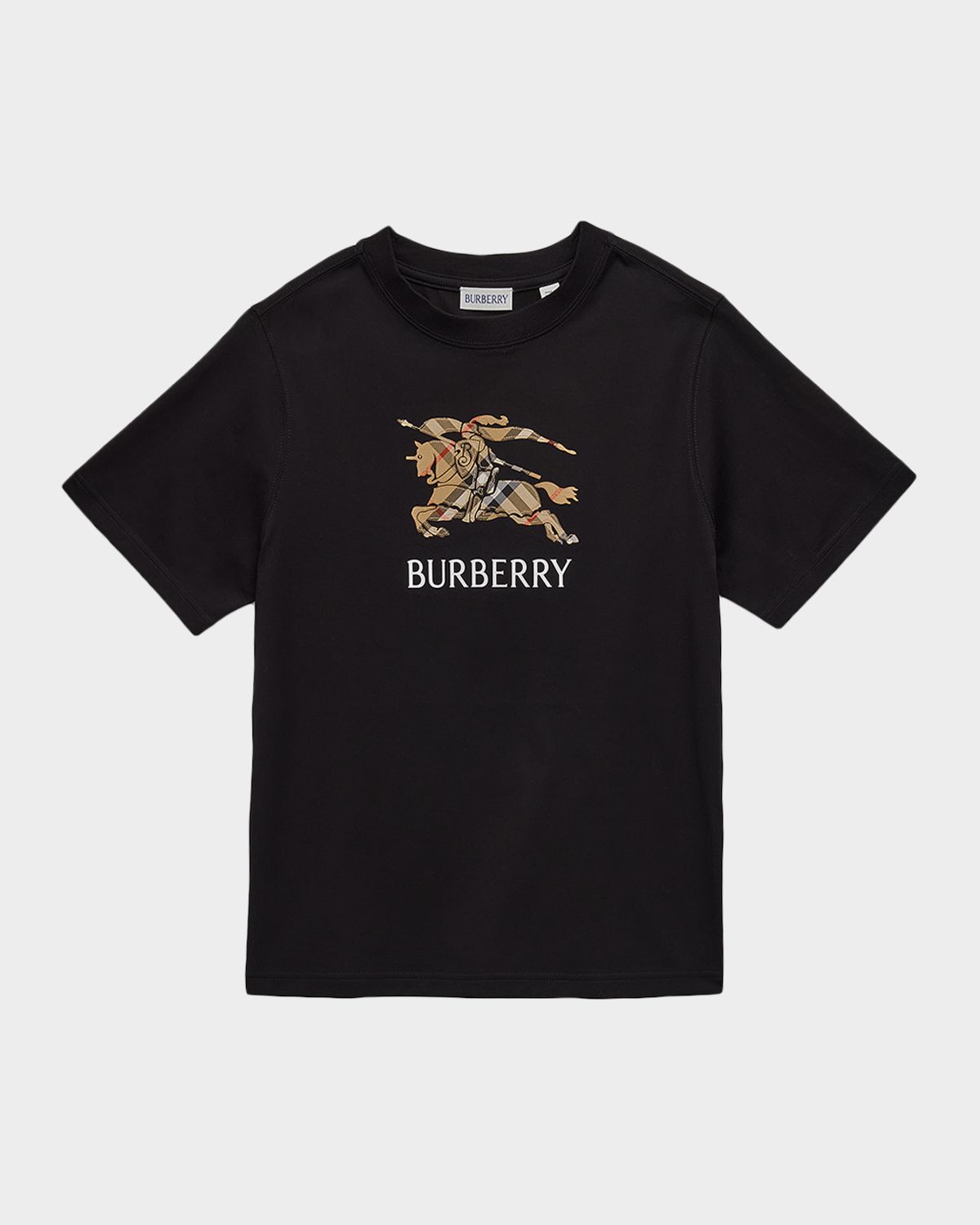 Burberry Boy 's EKD Check Cotton T-Shirt, Size 4-14