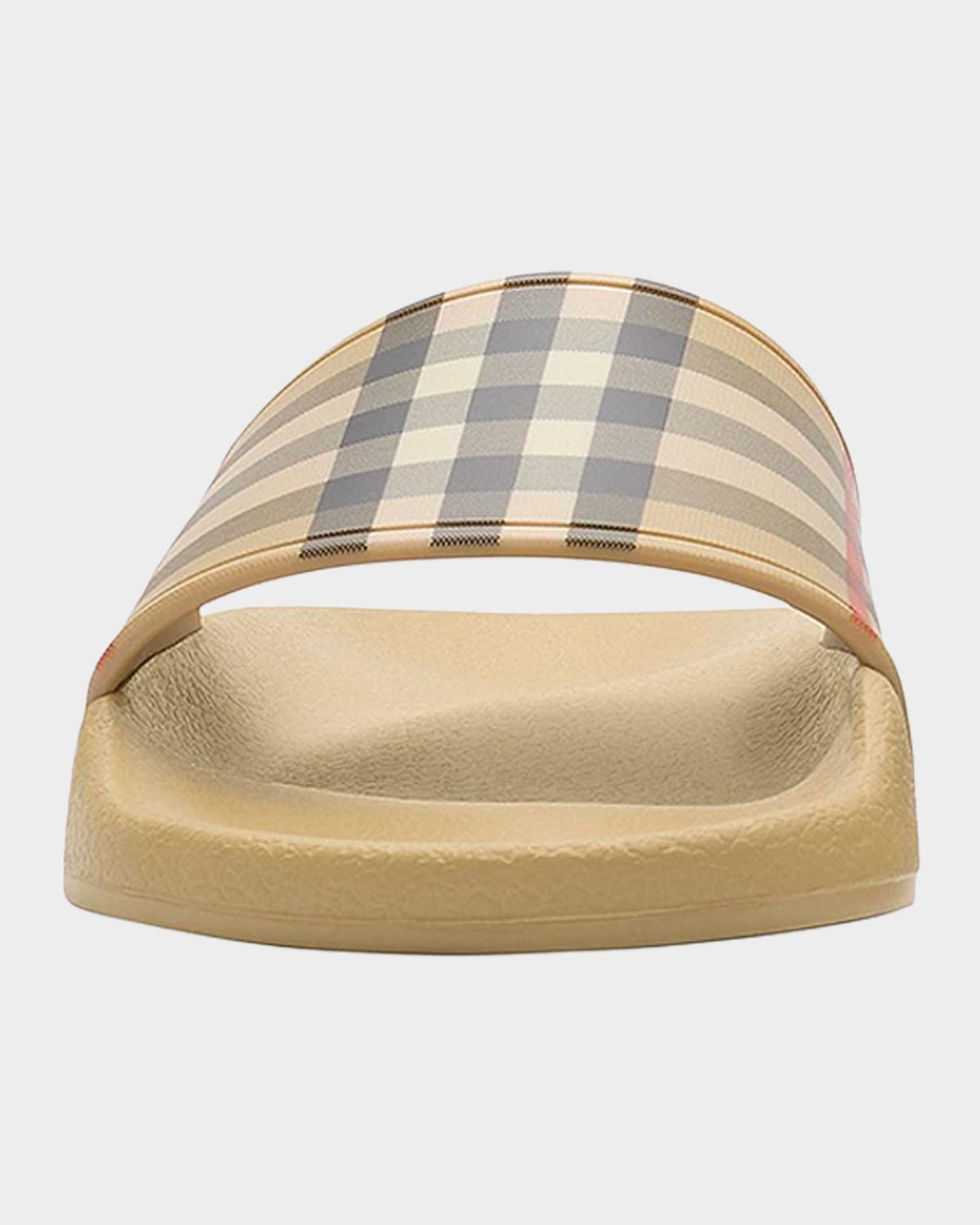 Burberry Kid 's Check Slide Sandals, Toddler/Kids