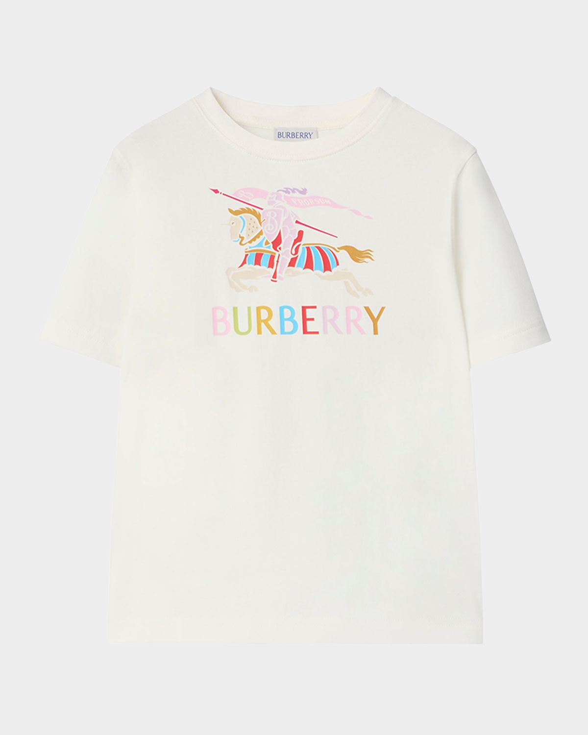 Burberry Girl 's Multicolor EKD Cotton T-Shirt, Size 3-14