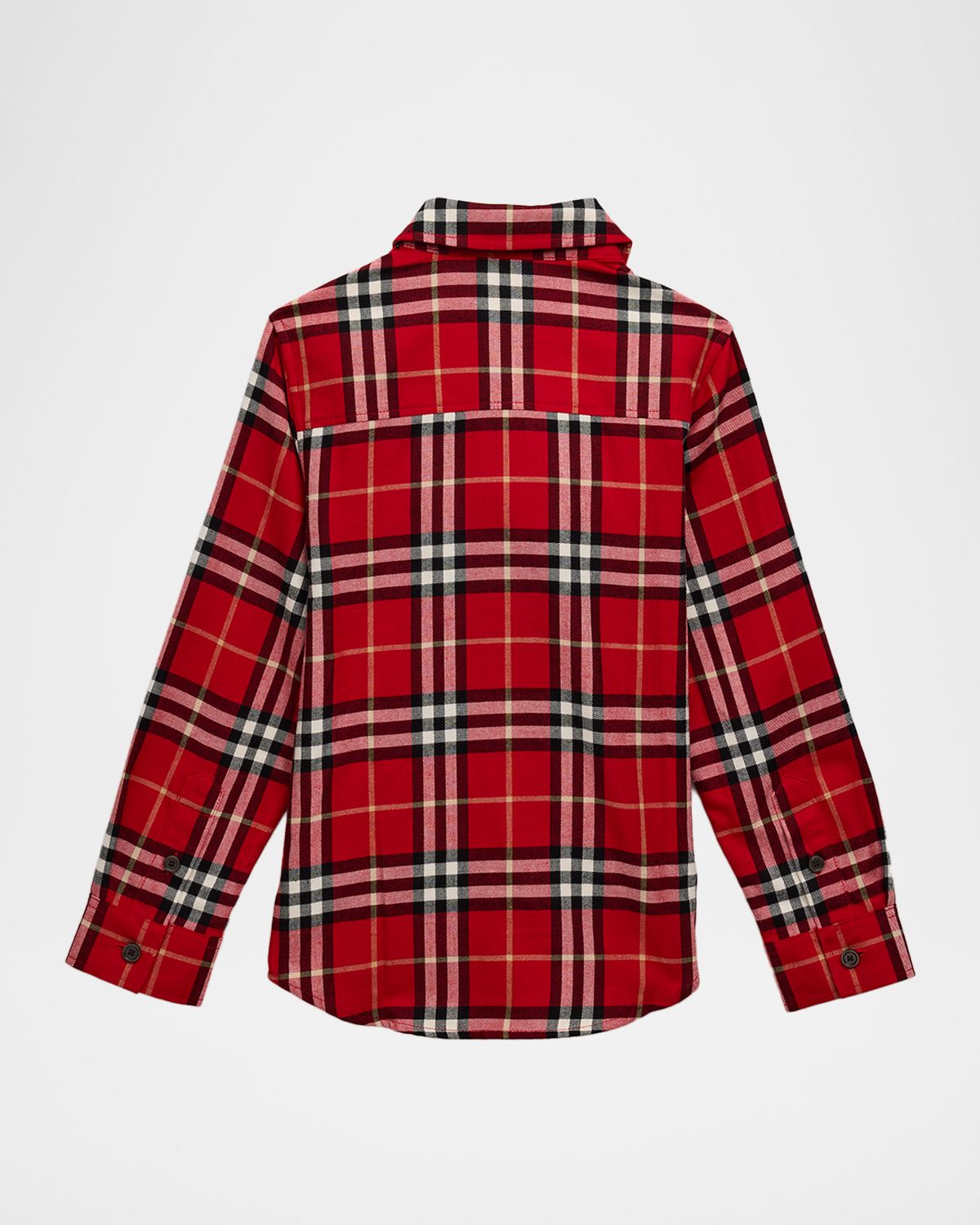 Burberry Boy 's Check Cotton Flannel Shirt, Size 3-14
