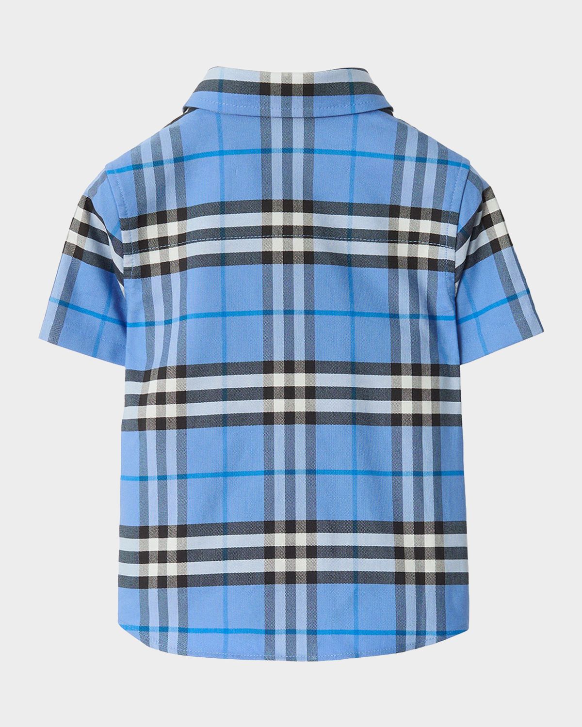 Burberry Boy 's Check Cotton Oxford Shirt, Size 6M-3