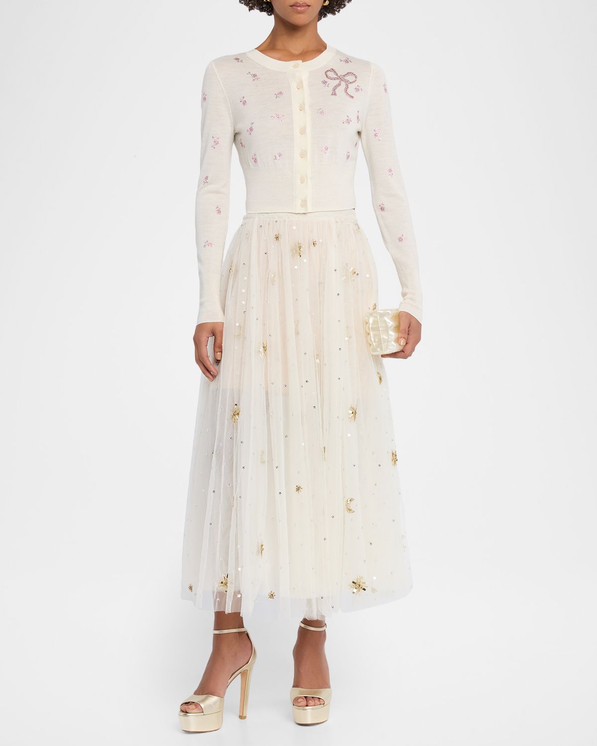 LoveShackFancy Adeanne Secret Crush Wool Cardigan