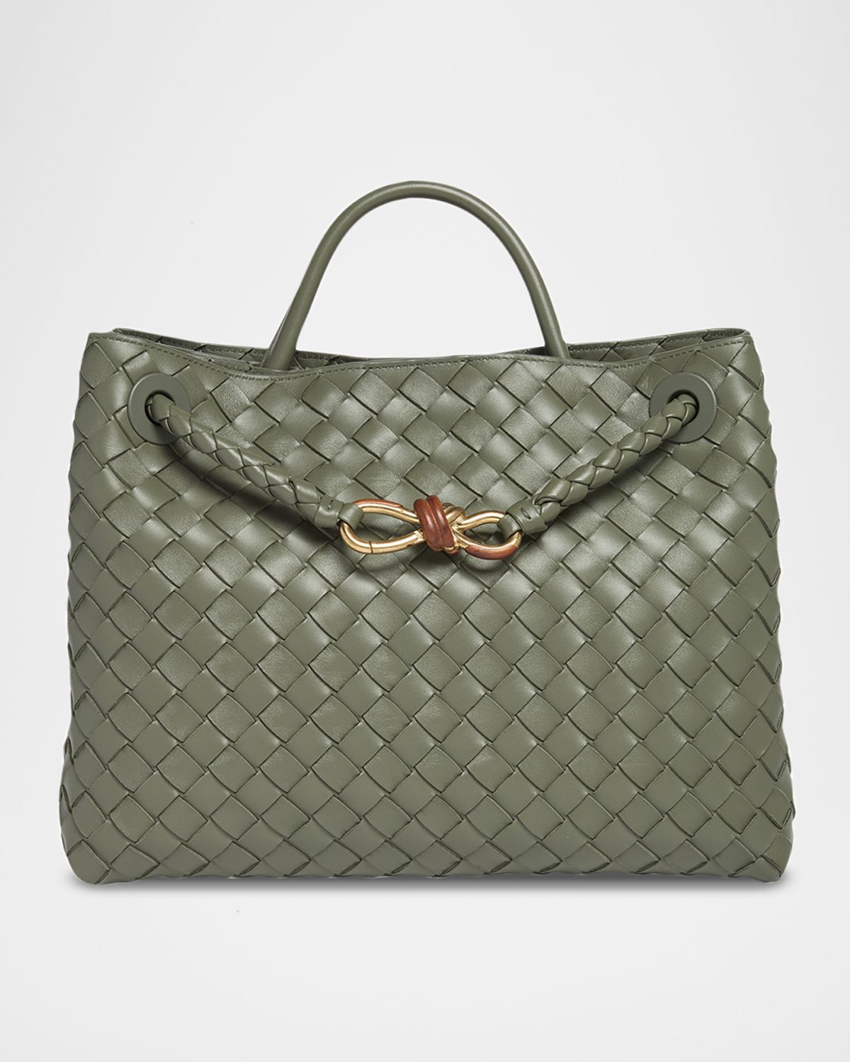 Bottega Veneta Andiamo Medium Nappa Leather Top-Handle Bag