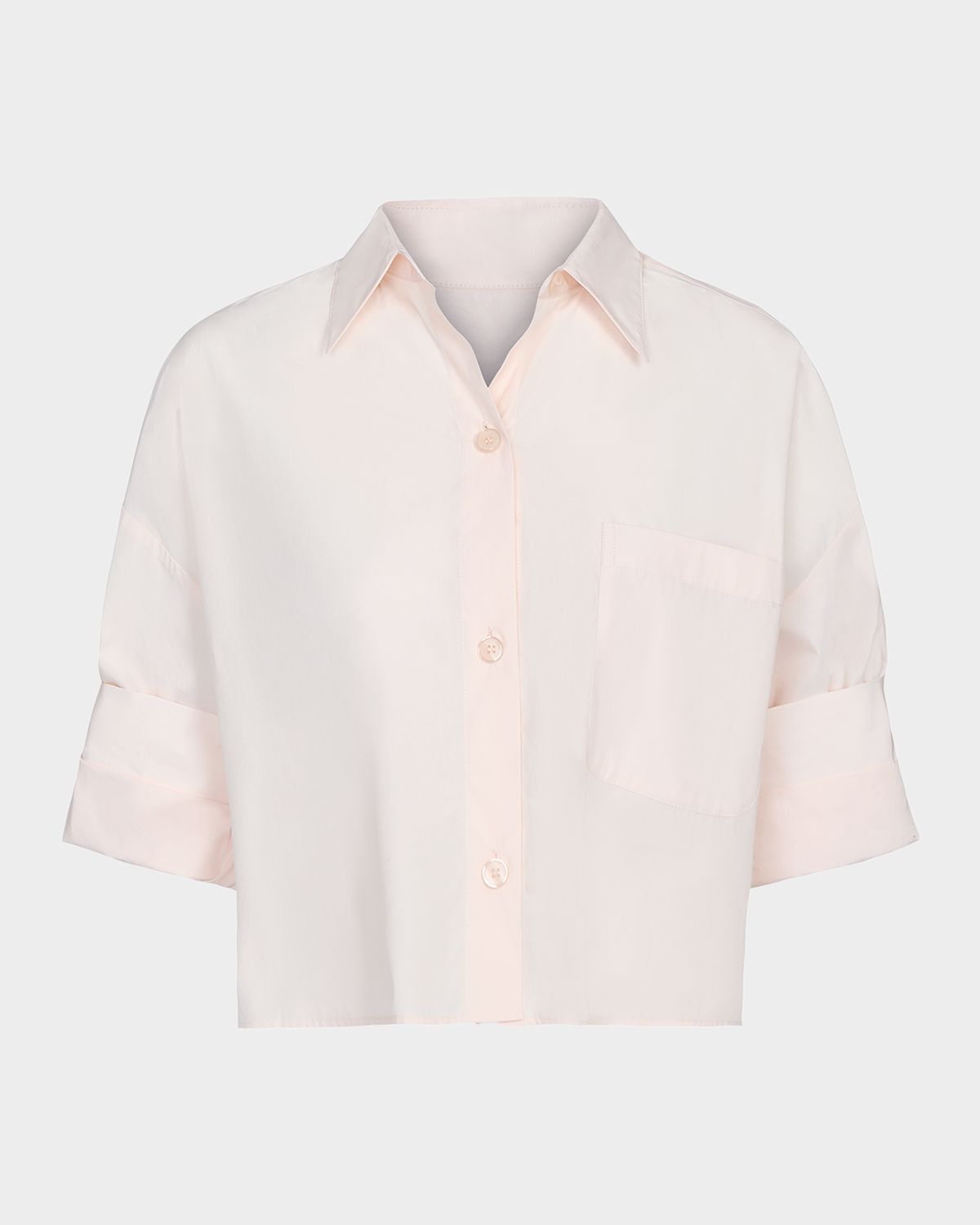TWP Next Ex Cropped Shirt in Superfine Cotton | Thumbnail 6 TWP Next Ex Cropped Shirt in Superfine Cotton | Thumbnail 6