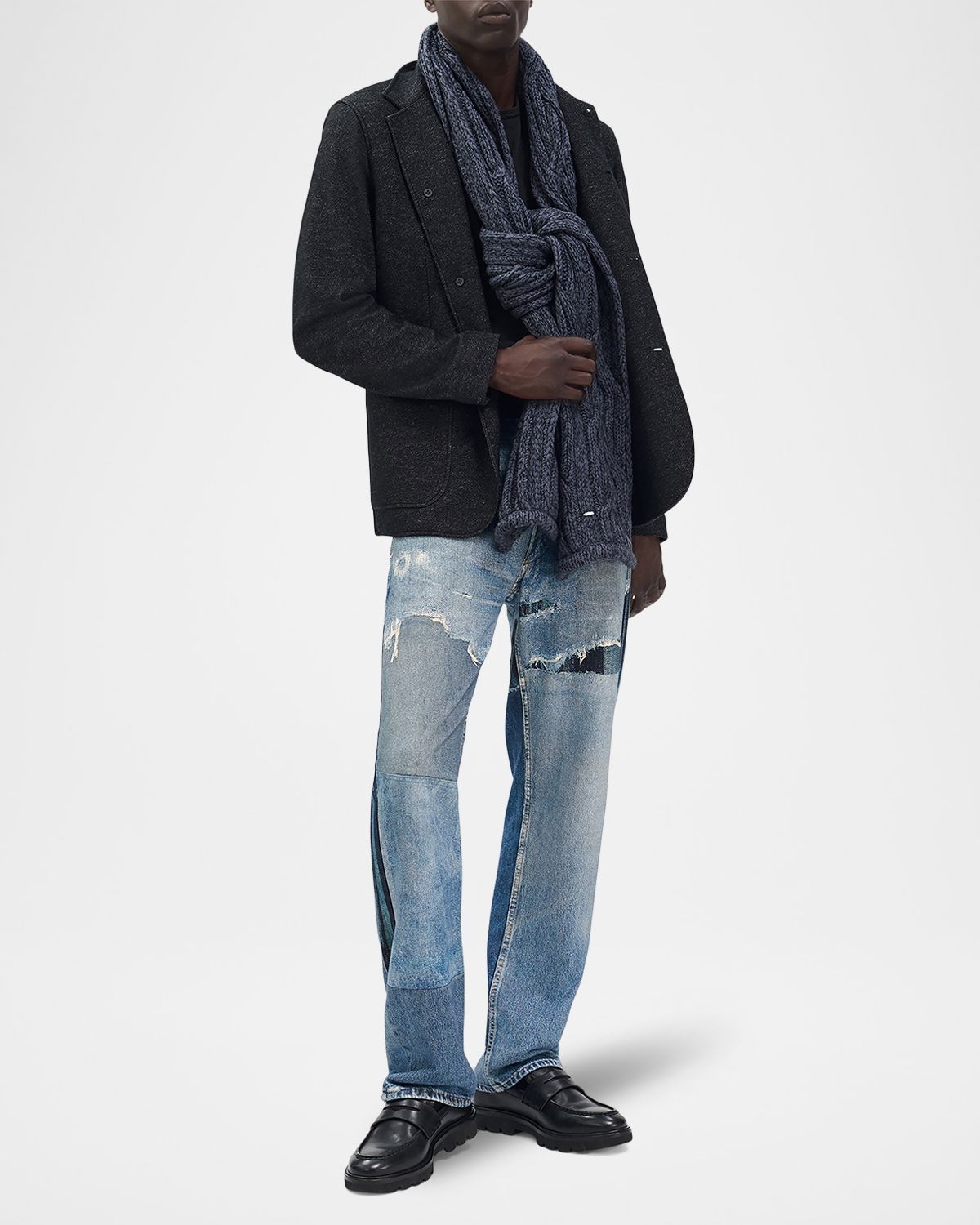 Rag & Bone Men 's Prospect Knit Blazer