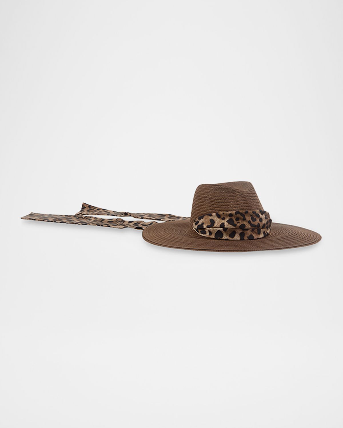 Eugenia Kim Cassidy Sun Hat with Leopard-Print Scarf | Thumbnail 6 Eugenia Kim Cassidy Sun Hat with Leopard-Print Scarf | Thumbnail 6