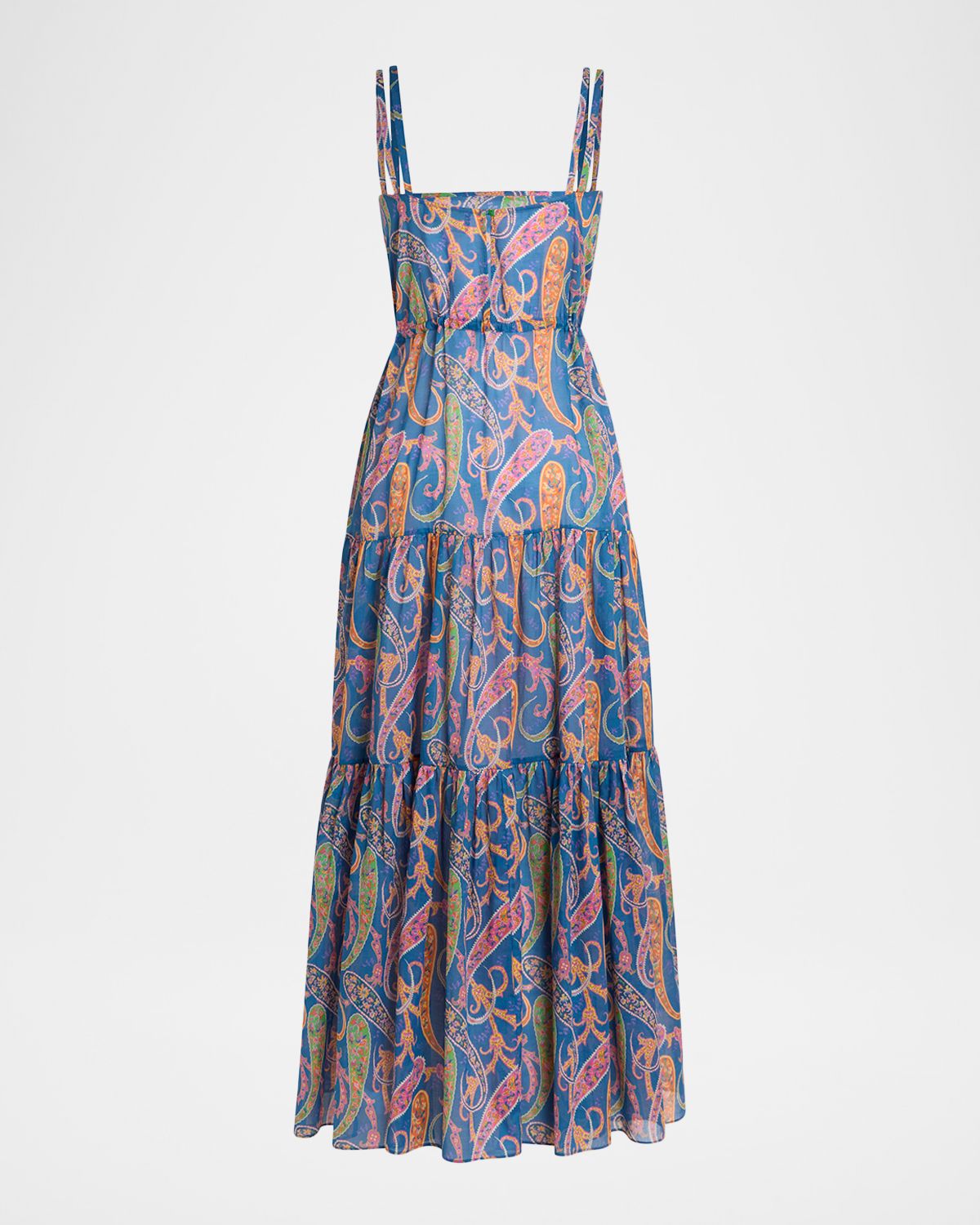 Etro Paisley Tiered Maxi Dress